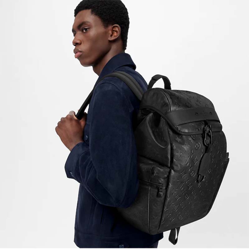 Black Louis Vuitton Monogram Shadow Chalk Backpack – Designer Revival