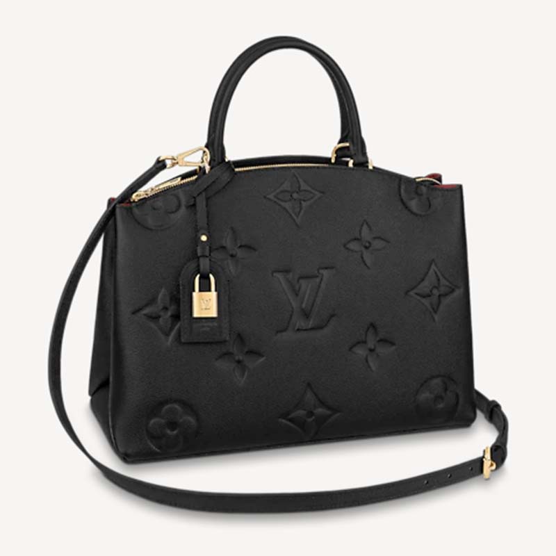 LOUIS VUITTON Black Patent Leather and Caramel Embossed Calfskin Leather  Polly For Sale at 1stDibs  louis vuitton black embossed bag, t monogram  patent embossed studio bag, louis vuitton black patent leather