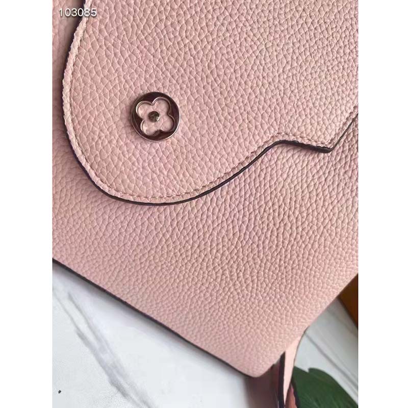 LV Genuine Leather Cross Body MADE TO ORDER – Pink Magnolia