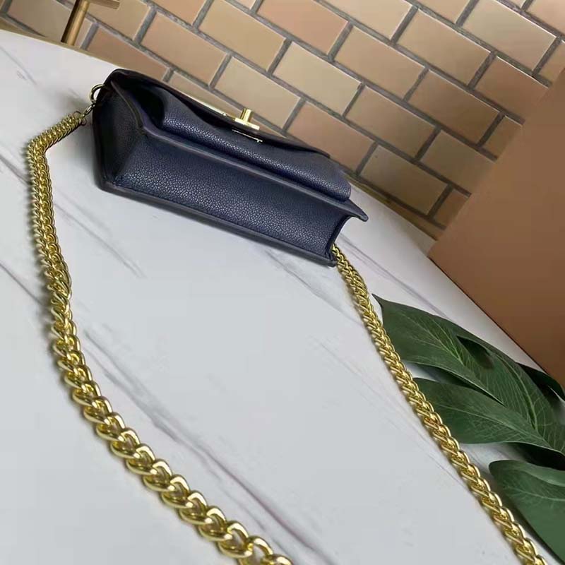 Louis Vuitton M20982 Mylockme Chain Bag , Navy, One Size