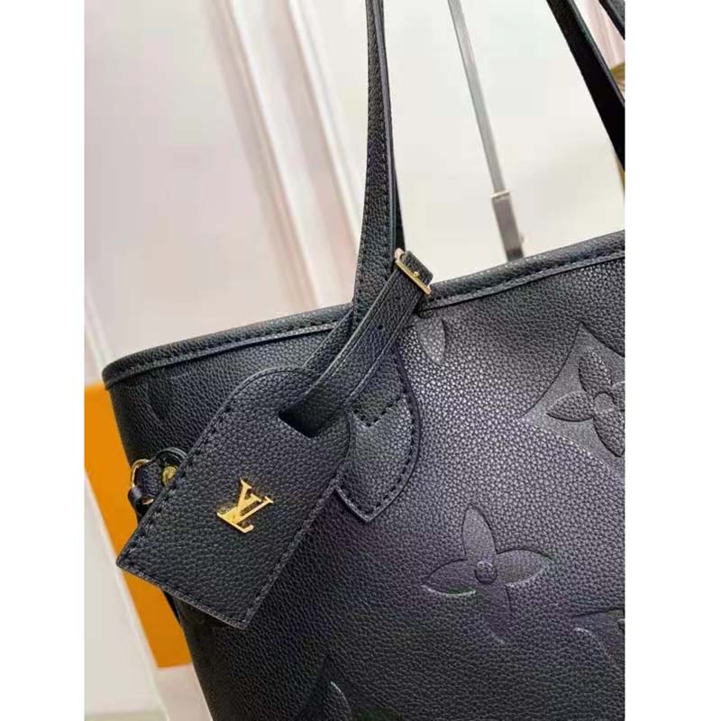 Louis+Vuitton+Neverfull+Tote+MM+Black+Jacquard%2FFabric for sale