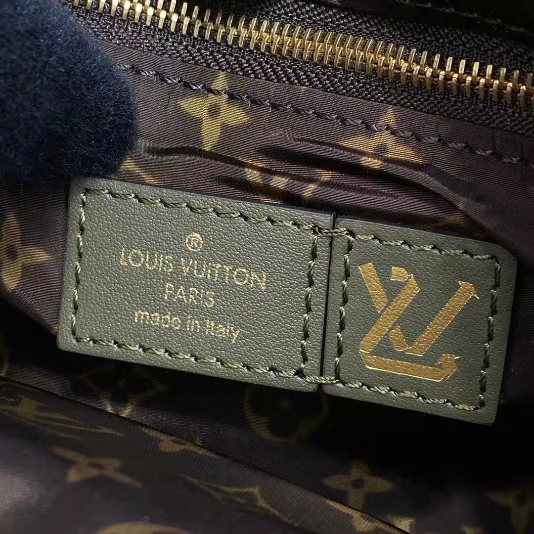 Louis Vuitton Speedy Bandouliere 25 Khaki Green in Econyl/Coated