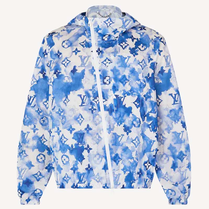 Louis Vuitton Men's Blue Cotton Polyester Vuitton Jacquard Cycling Top –  Luxuria & Co.