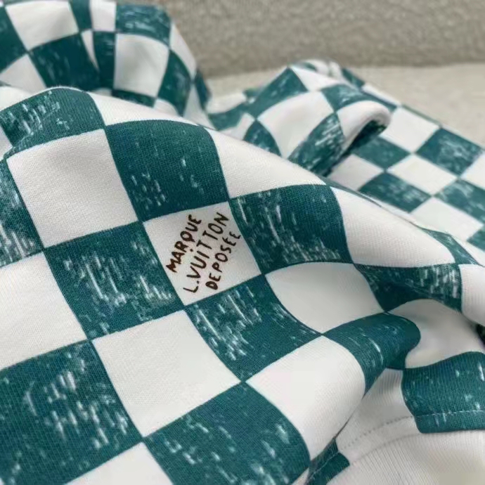 LOUIS VUITTON Damier Printed Men's Size S White/Green 1A99VG Cotton100–  GALLERY RARE Global Online Store