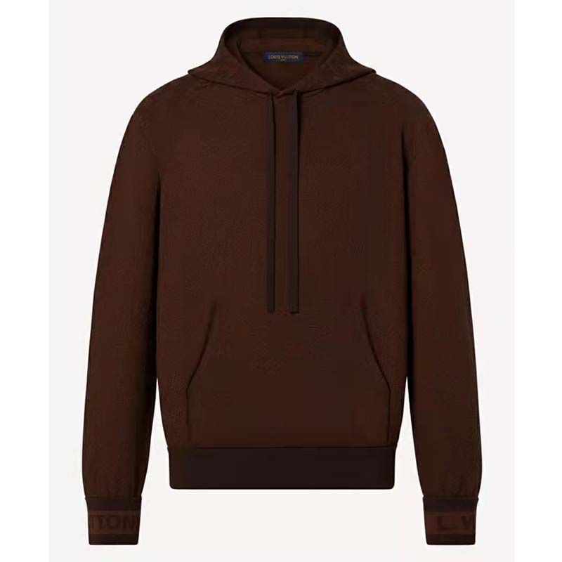 Wool sweatshirt Louis Vuitton Brown size XS International in Wool - 31243178