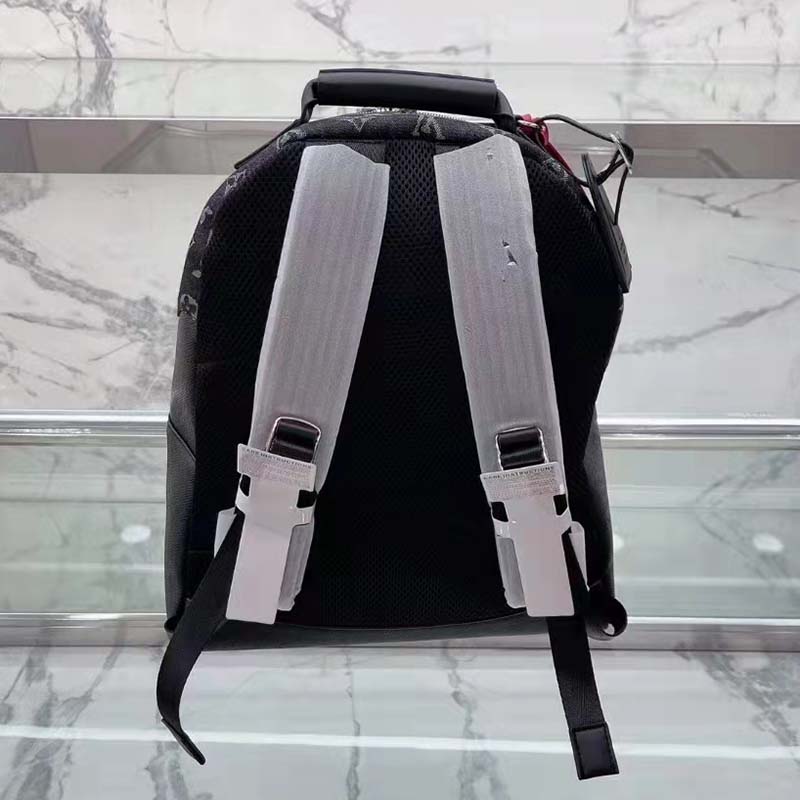 Louis Vuitton Nigo Multipocket Backpack Monogram Denim and Taurillon Leather