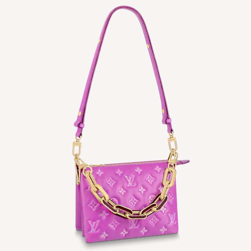 Louis Vuitton Monogram Embossed Pochette Coussin - Purple Crossbody Bags,  Handbags - LOU804931