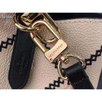 Louis Vuitton LV Women NéoNoé MM Bucket Bag Beige Embroidered Embossed Grained Cowhide (1)