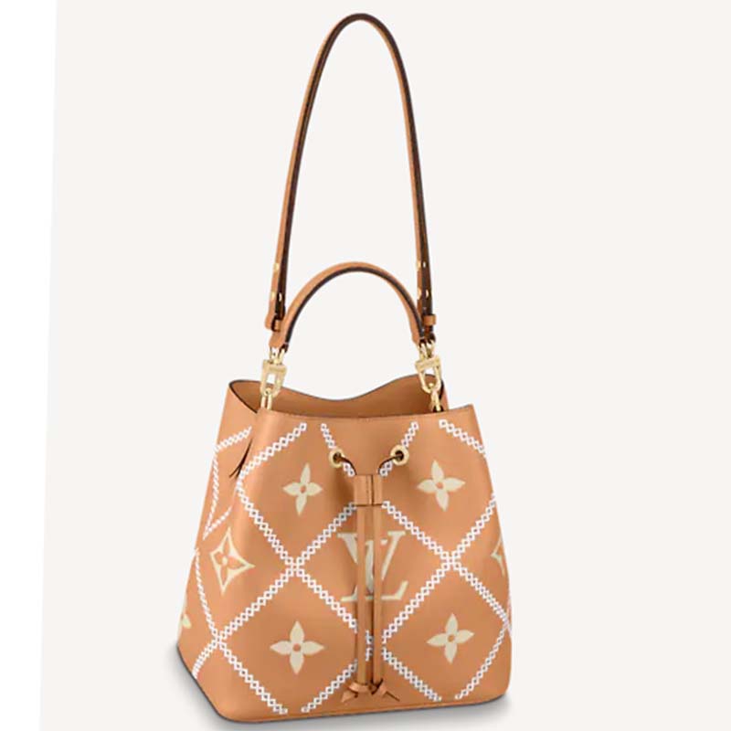 Louis Vuitton NeoNoe Womens Bucket Bags 2022-23FW, Brown