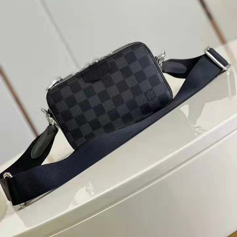 Louis Vuitton Alpha Messenger Bag Damier Graphite Coated Canvas – EliteLaza