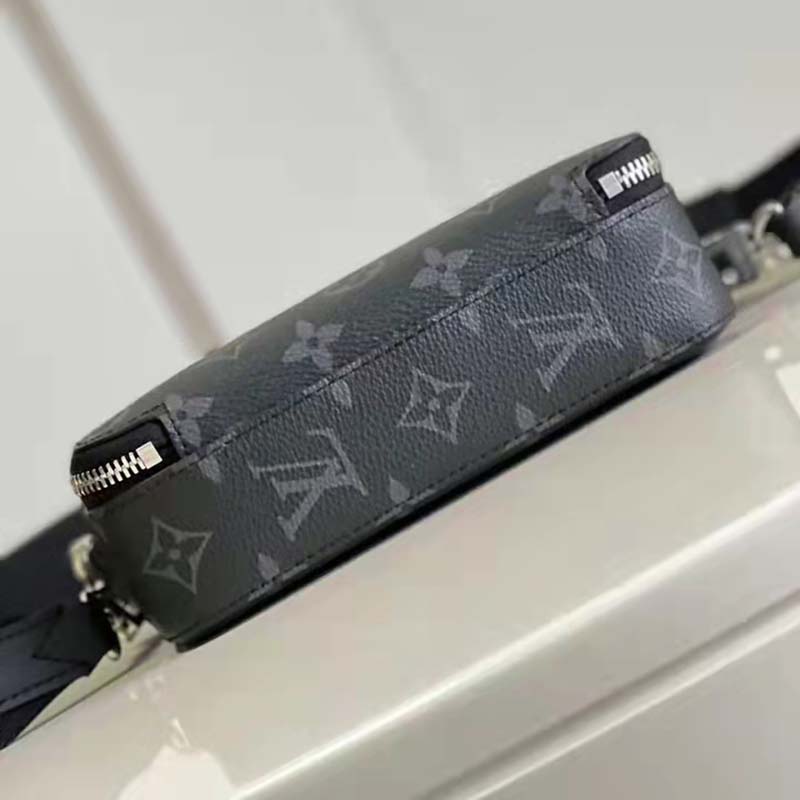 Louis Vuitton Alpha Wearable Wallet Monogram Eclipse Canvas Black 21495455