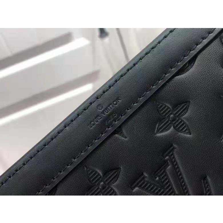 Louis Vuitton Calfskin Monogram Shadow Gaston Wearable Wallet