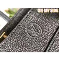 Louis Vuitton LV Women On My Side PM Handbag Black Monogram Coated Canvas Calf (2)