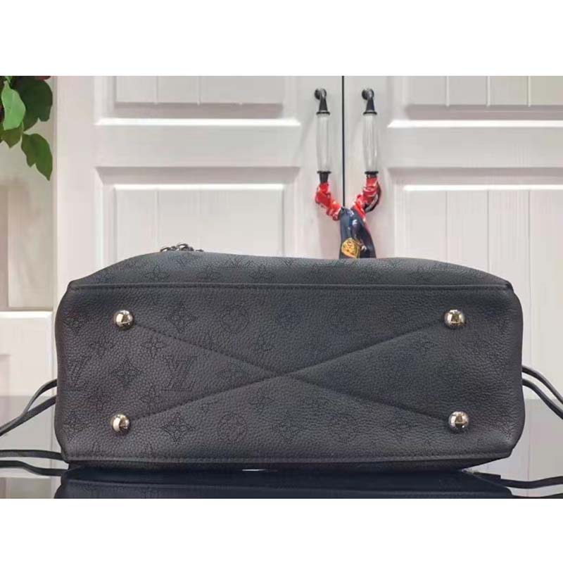 Louis Vuitton Bella Tote Mahina Noir Black Leather LV M59200 ICONIC Handbag  2022