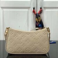 Louis Vuitton LV Women Easy Pouch On Strap White Monogram Supple Grained Cowhide (6)