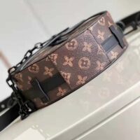 Louis Vuitton LV Women Wheel Box Brown Monogram Coated Canvas Cowhide Leather (9)