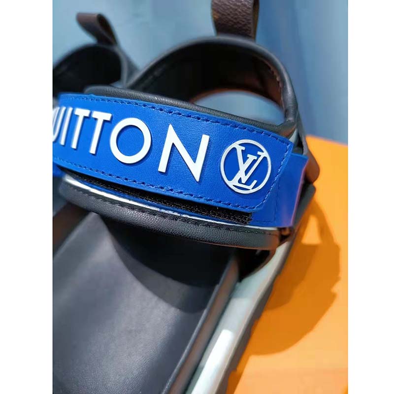 Louis Vuitton 2021 Monogram Pool Pillow Comfort Slides - Blue Sandals,  Shoes - LOU783129