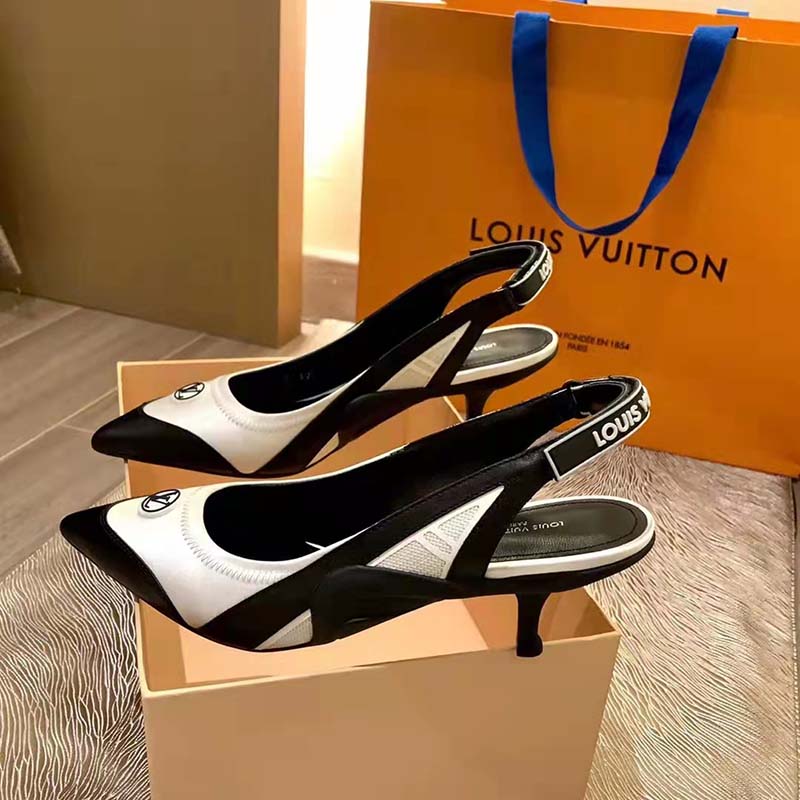 Louis Vuitton Women's Archlight Slingback Pumps Leather and Fabric -  ShopStyle