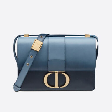 Dior Women 30 Montaigne Bag Lndigo Blue Gradient Calfskin