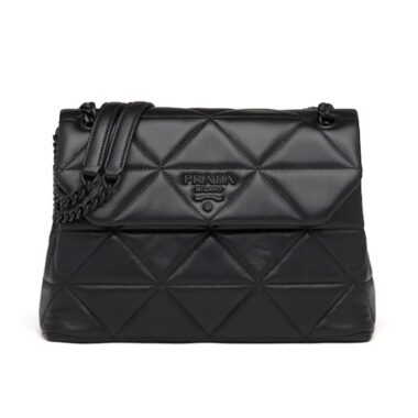 Prada Women Large Nappa Leather Prada Spectrum Bag-Black