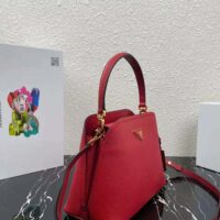 Prada Women Medium Saffiano Leather Prada Matinée Bag-red (1)