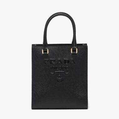 Prada Women Small Saffiano Leather Handbag-Black