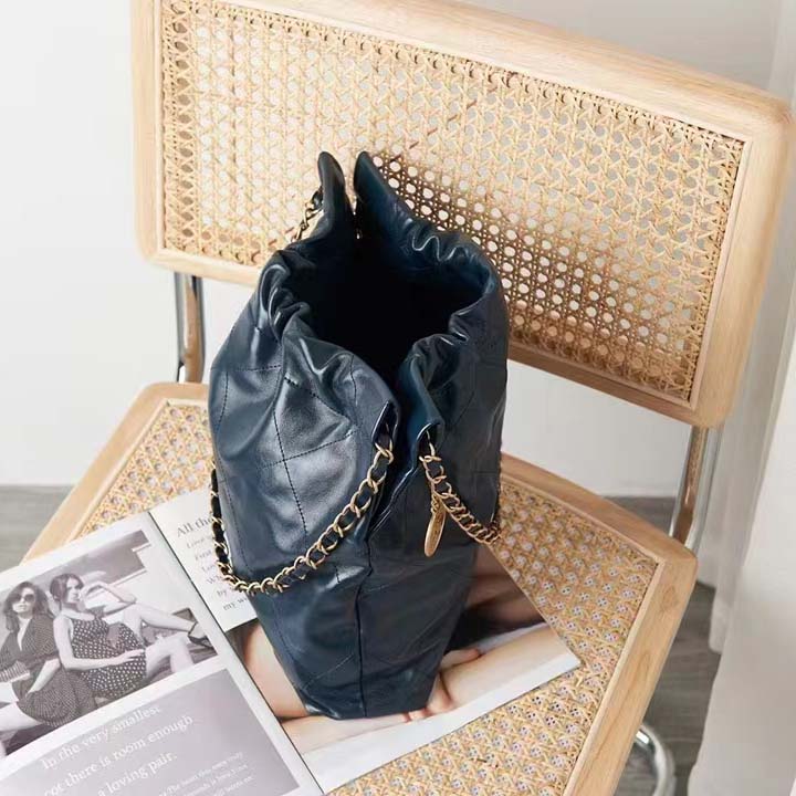 Chanel 22 Small Handbag Shiny Calfskin & Gold-Tone Metal – Bags Of  Personality