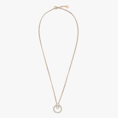 Fendi Women O Lock Necklace Gold-Colored