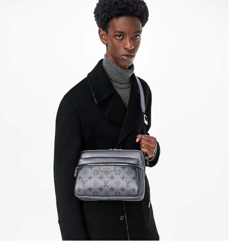 Louis Vuitton, Bags, Mens Louis Vuitton Outdoor Messenger Bag In Gunmetal  Gray
