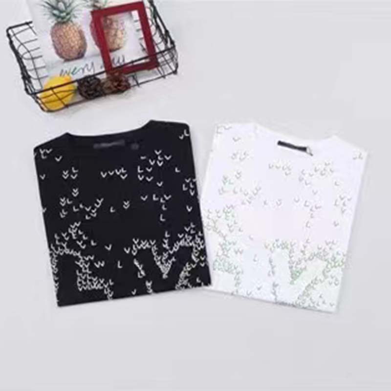 Louis Vuitton LV Men Spread Embroidered T-Shirt Cotton Black Regular Fit -  LULUX