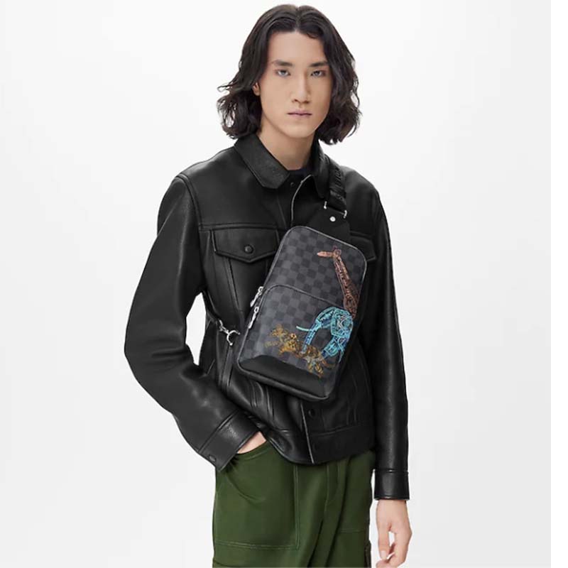 Shop Louis Vuitton DAMIER GRAPHITE 2021 SS Avenue Sling Bag (N41719) by  MUTIARA