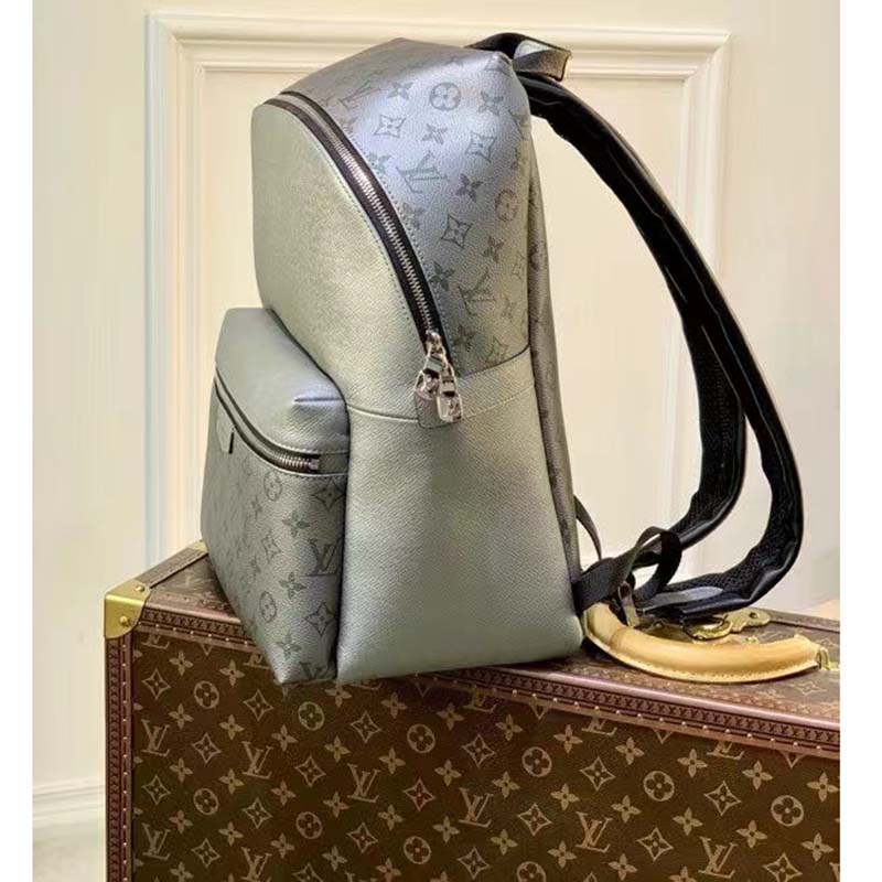 Louis Vuitton Discovery Backpack PM Gunmetal Gray in Monogram