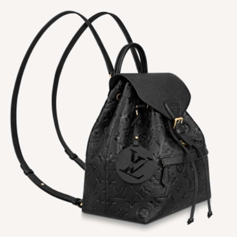 Louis Vuitton LV Unisex Tiny Backpack Black Monogram Empreinte Embossed  Supple Grained Cowhide - LULUX
