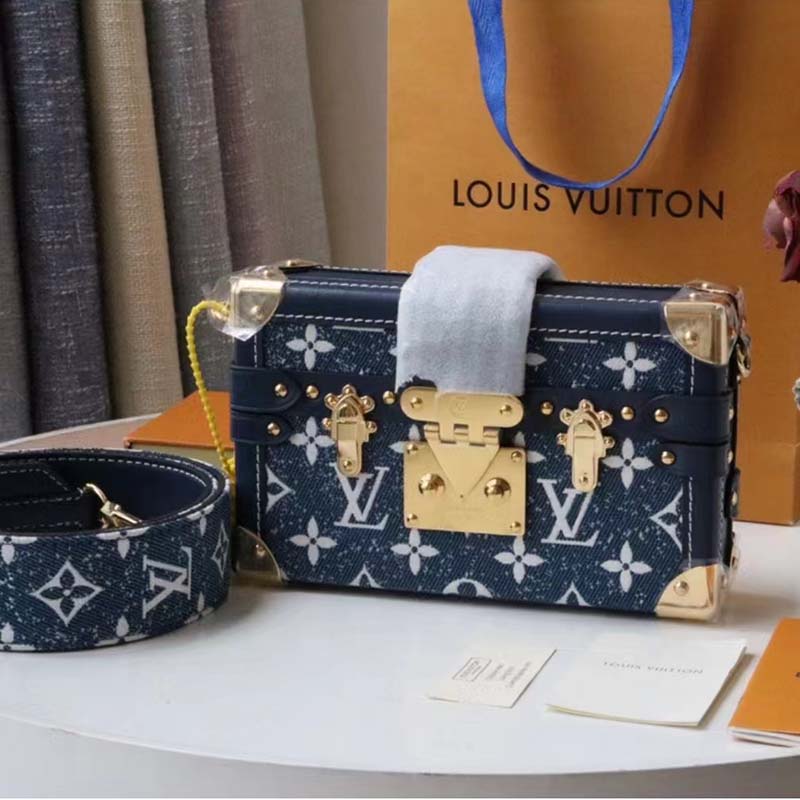 Twist Louis Vuitton Mini Jeanne Blue Denim ref.978688 - Joli Closet