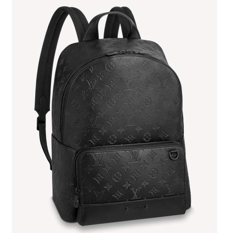 Louis Vuitton LV Unisex Racer Backpack Black Monogram Shadow Calf