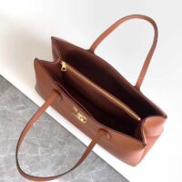 Louis Vuitton LV Women Lockme Shopper Chataigne Brown Grained Calf Leather (1)