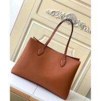 Louis Vuitton LV Women Lockme Shopper Chataigne Brown Grained Calf Leather (1)