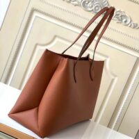 Louis Vuitton LV Women Lockme Shopper Chataigne Brown Grained Calf Leather (1)