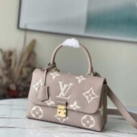 Louis Vuitton LV Women Madeleine MM Handbag Embossed Monogram Empreinte Cowhide (8)