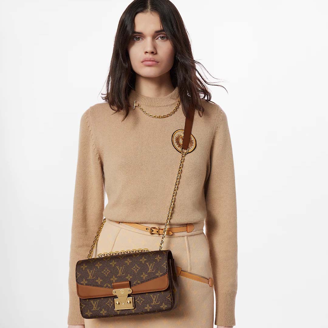 Marceau messenger leather handbag Louis Vuitton Brown in Leather - 30371141