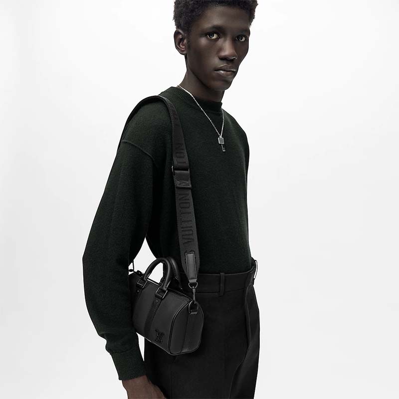 Louis Vuitton Keepall XS Damier Distorted Cowhide Leather (Black) –  ValiseLaBel