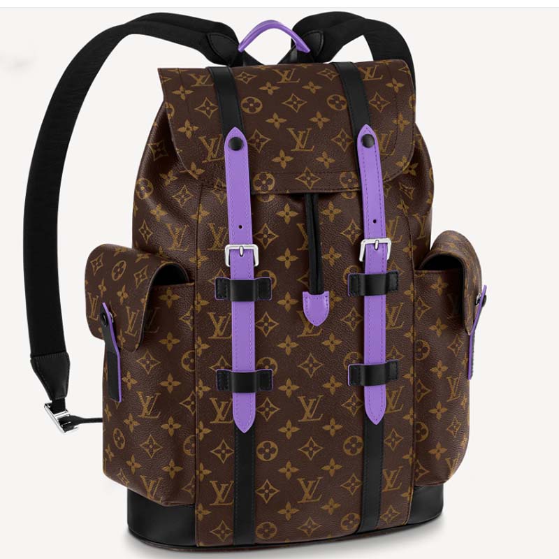 Louis Vuitton Men's Christopher Backpack in Monogram Tapestry Canvas M57280