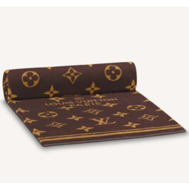 Louis Vuitton LV Unisex Monogram Classic Beach Towel Cotton