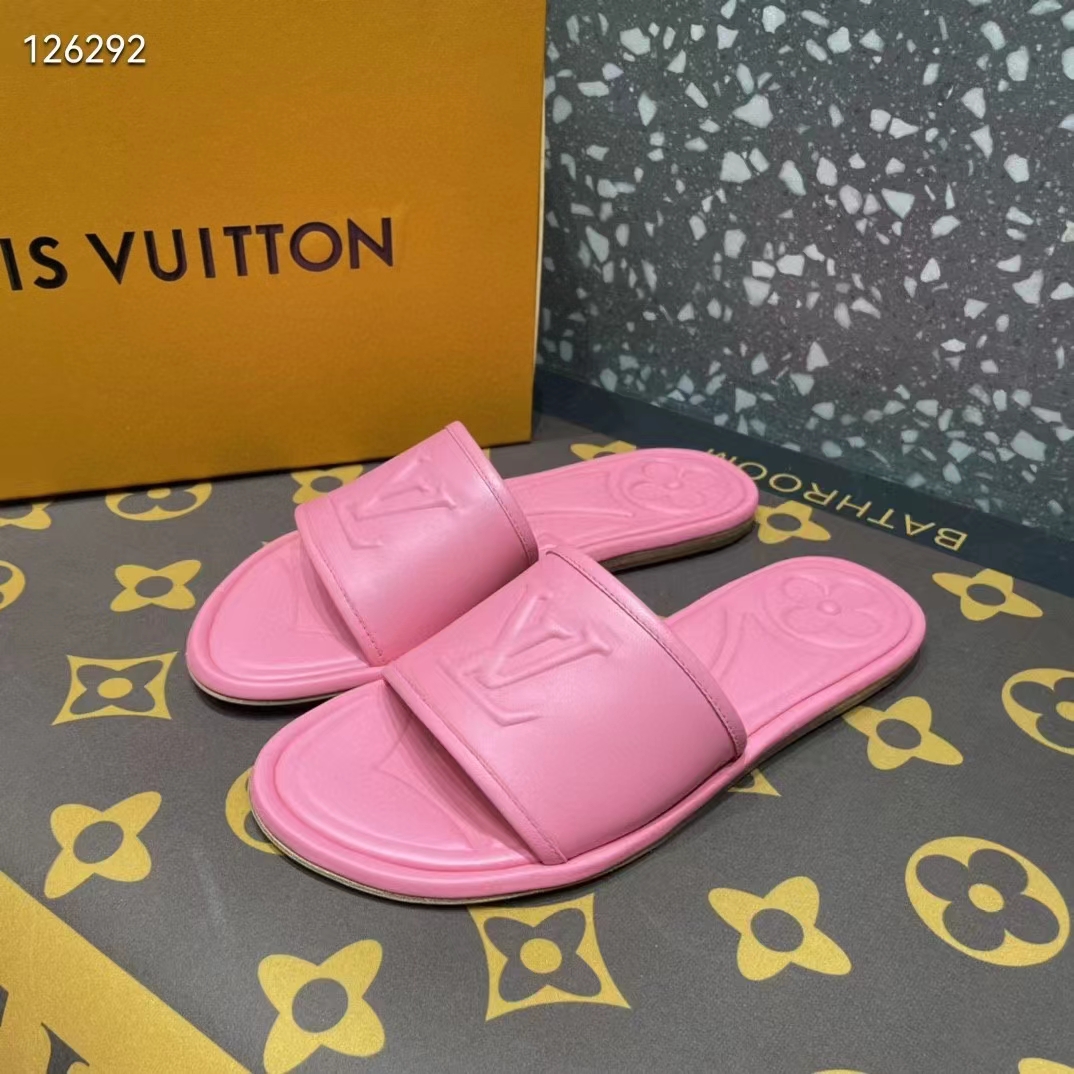 Louis Vuitton Women's Magnetic Flat Mule Fuchsia Pink For Women LV