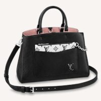 Louis Vuitton LV Women Marelle Tote MM Gold Black Epi Grained Cowhide (10)