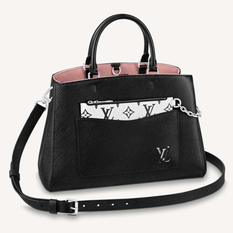Marelle leather handbag Louis Vuitton Black in Leather - 32619807