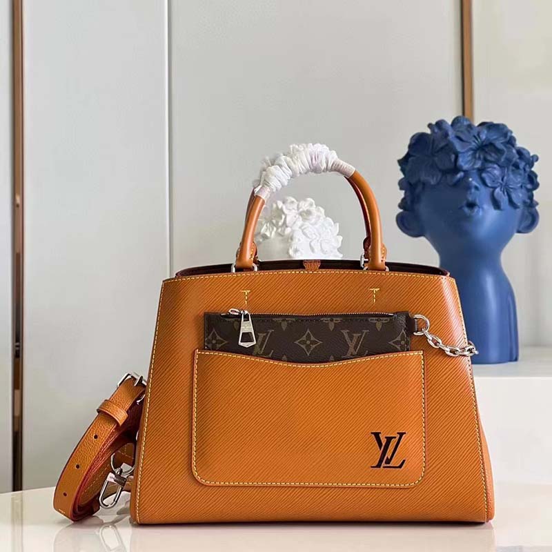 Louis Vuitton Marelle Tote EPI Leather mm Brown