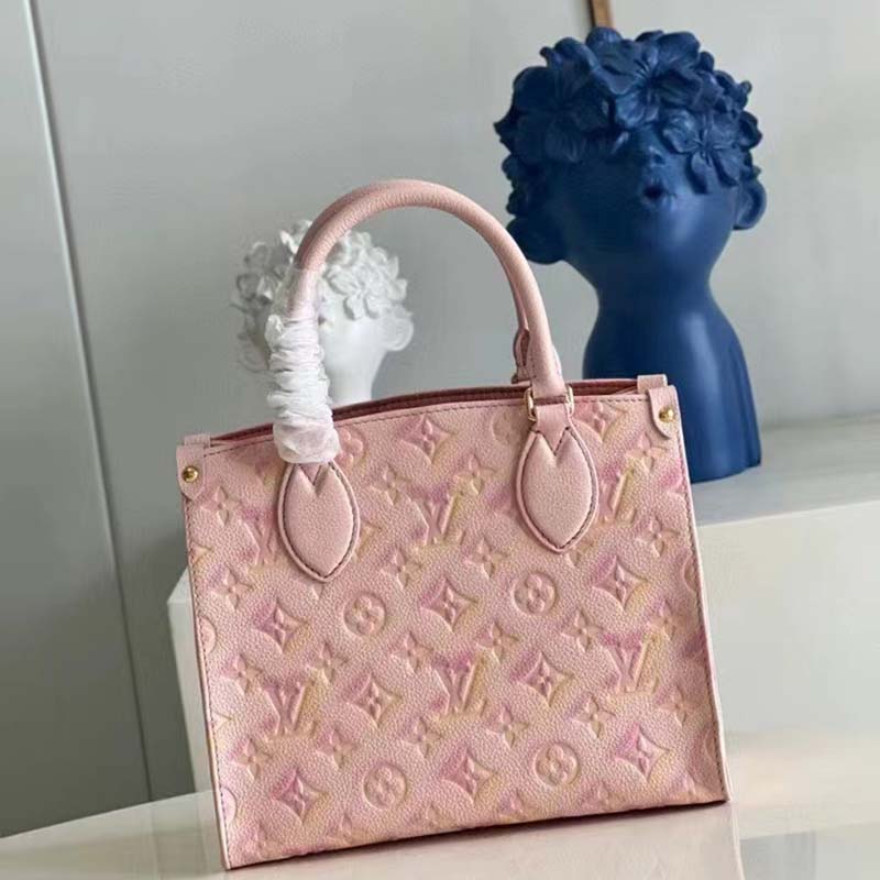 Louis Vuitton OnTheGo PM Tote Bag Sprayed and Embossed Grained