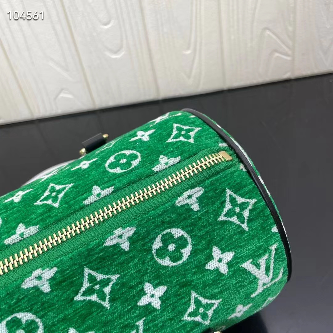 Louis Vuitton Green Monogram Jacquard Velvet Papillon Louis Vuitton