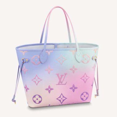 Louis Vuitton Women Neverfull MM Tote Sunrise Pastel Monogram Coated Canvas